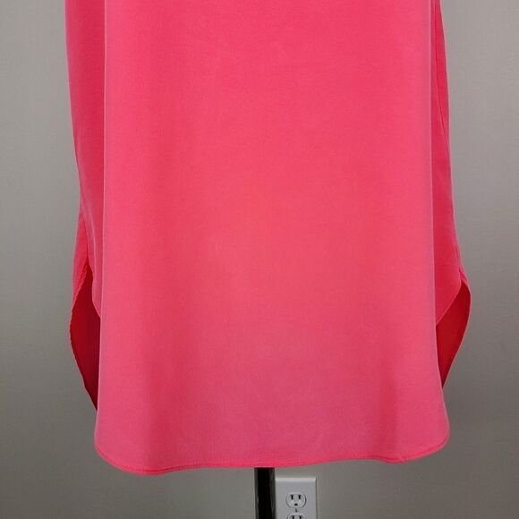 Aritzia Wilfred Pink Pyramides Silk Tank Blouse Small - Picture 3 of 16